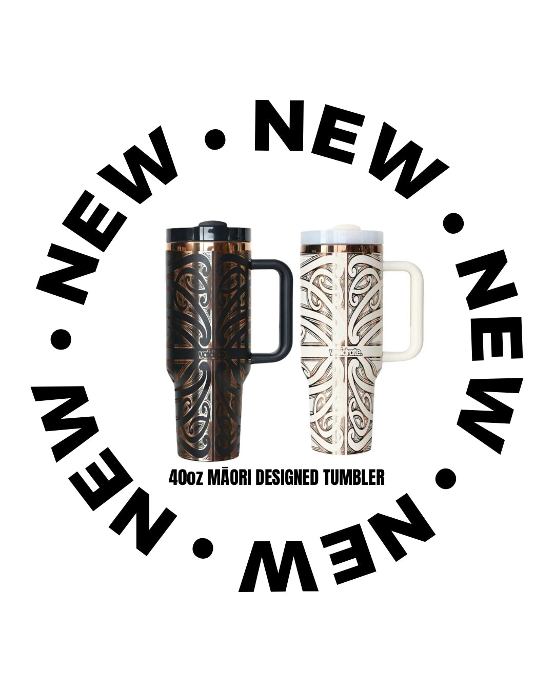 40oz Māori Tumblers