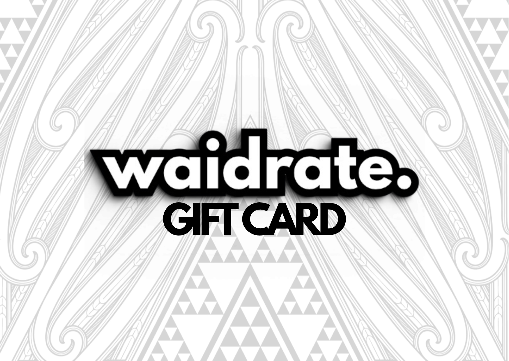 WAIDRATE Digital Gift Card