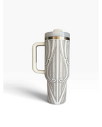 40oz White Tumbler