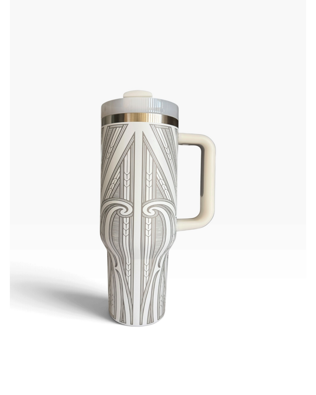 40oz White Tumbler