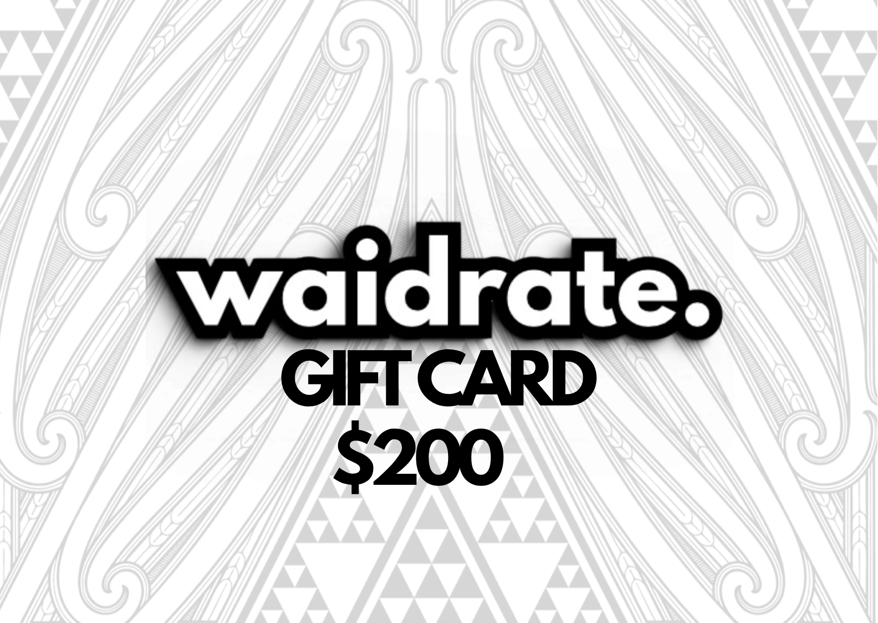 WAIDRATE Digital Gift Card