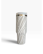 40oz White Tumbler