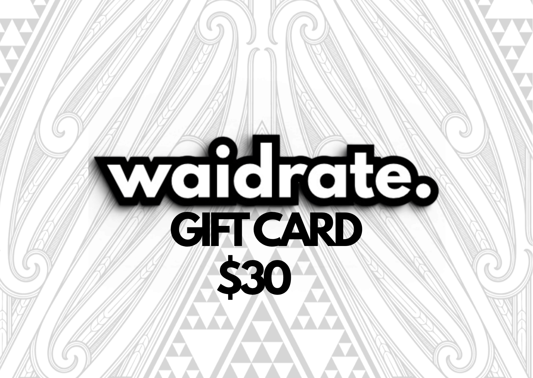 WAIDRATE Digital Gift Card
